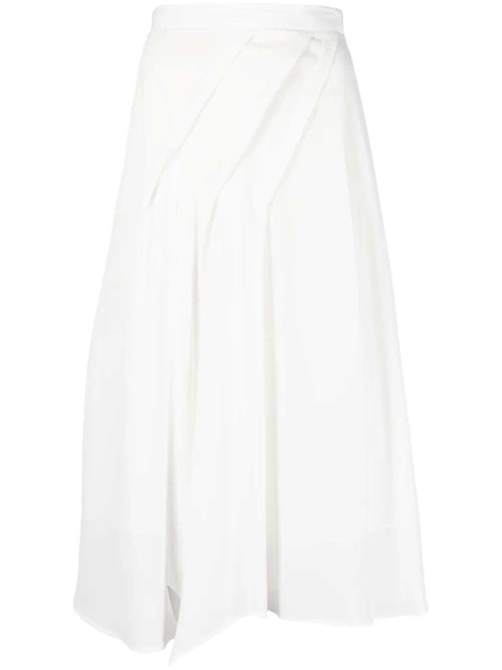 Draped Midi Skirt