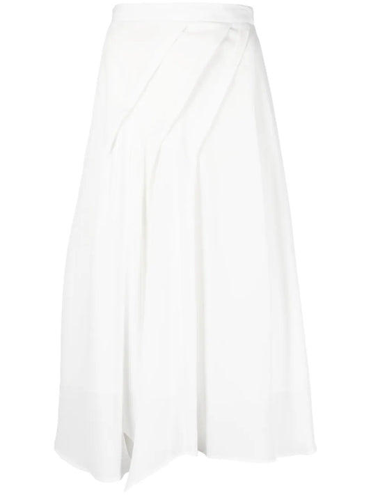 Draped Midi Skirt
