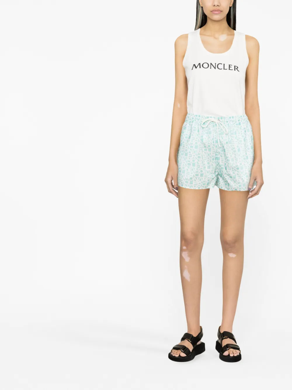 Logo-Print Drawstring Shorts