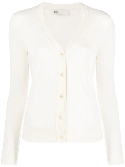 Logo-Buttons Knit Cardigan