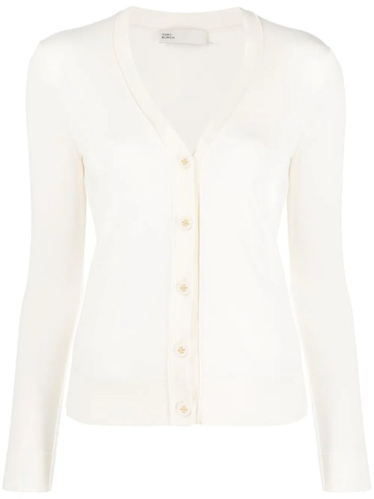 Logo-Buttons Knit Cardigan