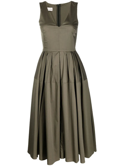 V-Neck Sleeveless Dress