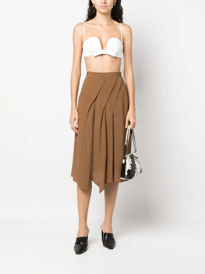 Bow-Detail Cropped Top