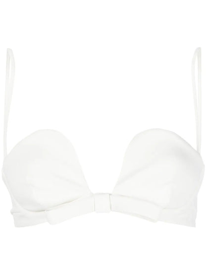Bow-Detail Cropped Top
