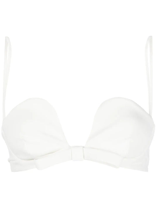 Bow-Detail Cropped Top