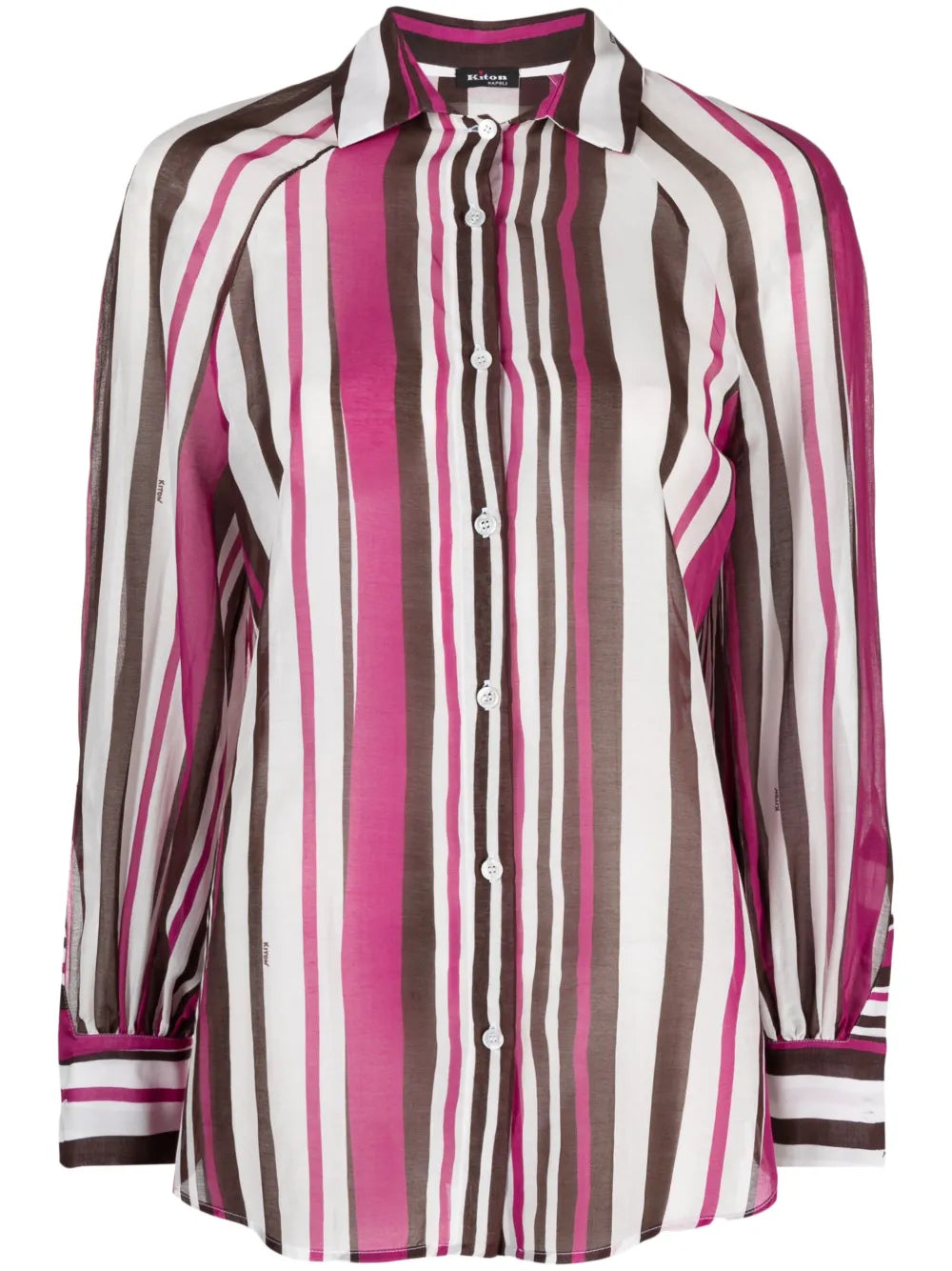 Striped Cotton-Silk Shirt