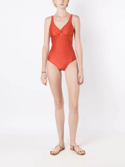 Adriana Liso Twist-Detail Swimsuit