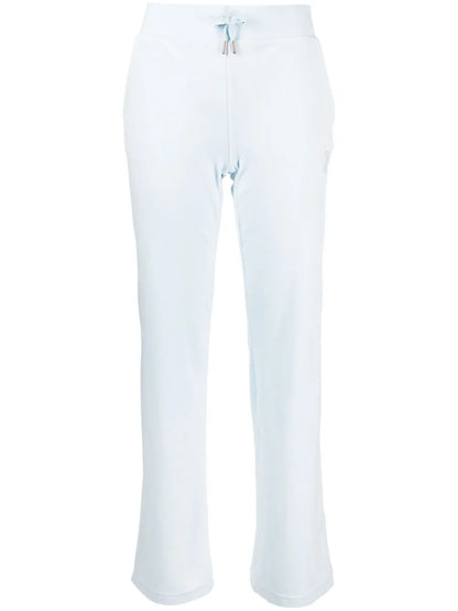 Rhinestone Embellished-Logo Track Pants