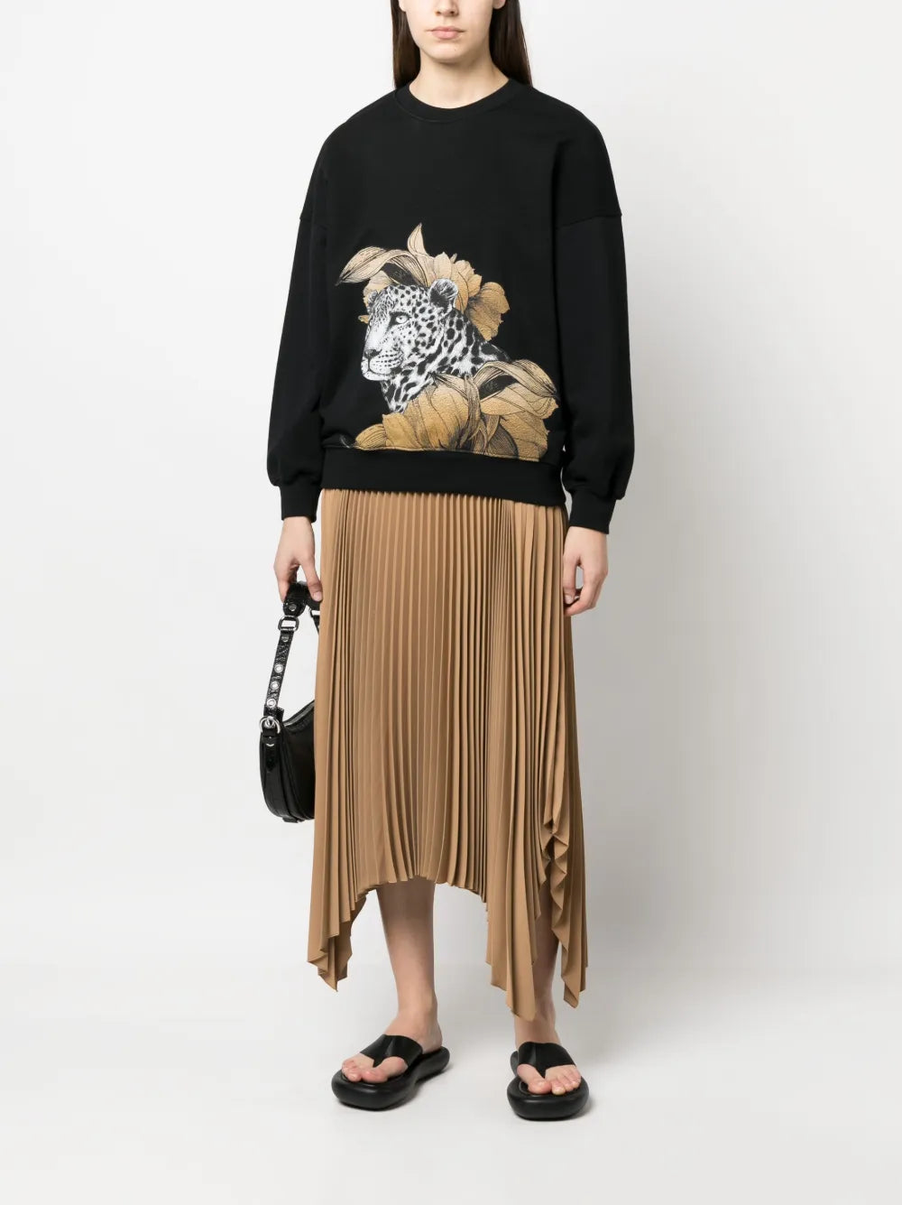 Graphic-Print Crew-Neck Sweashirt
