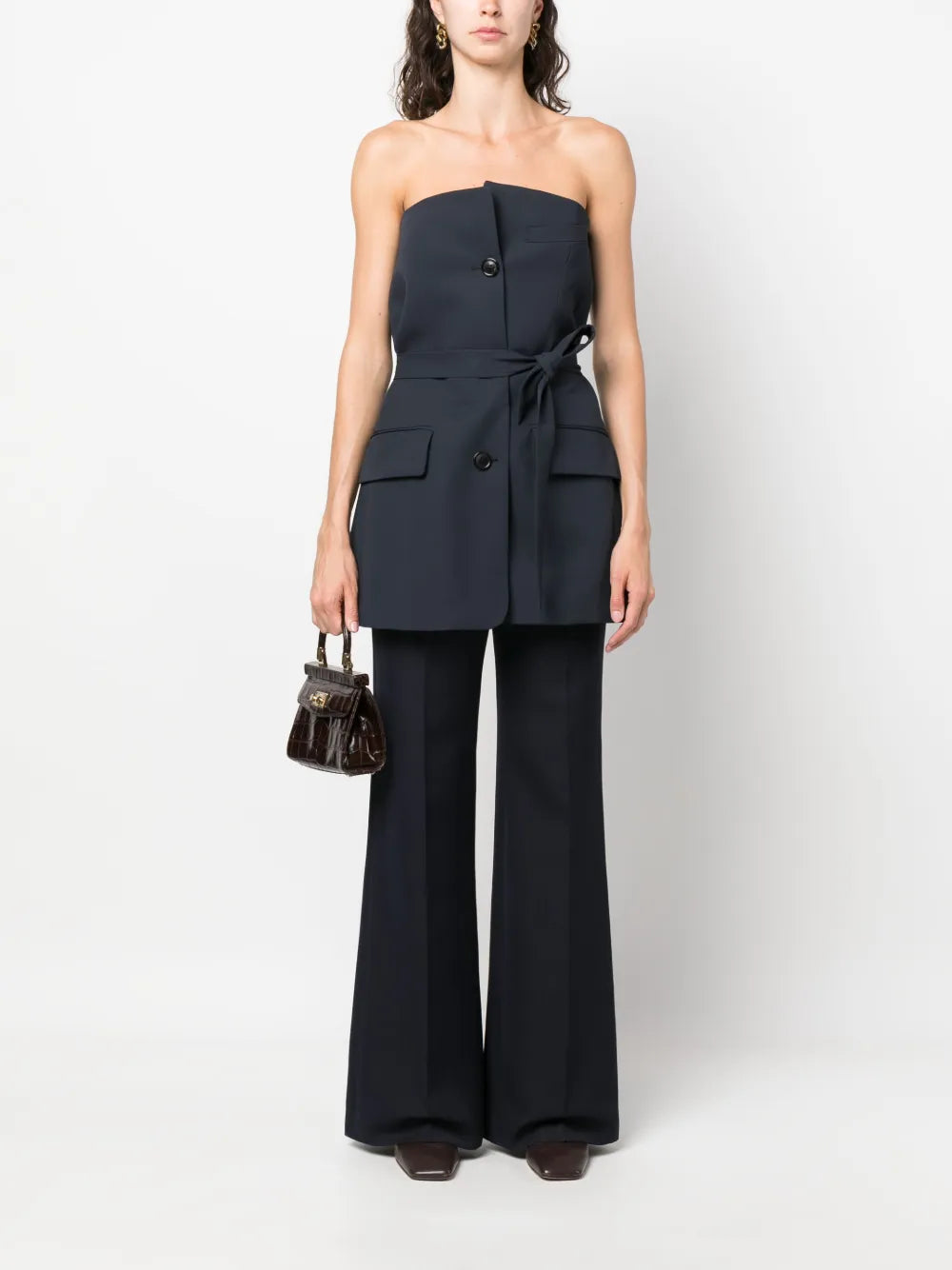 Off-Shoulder Suit Top