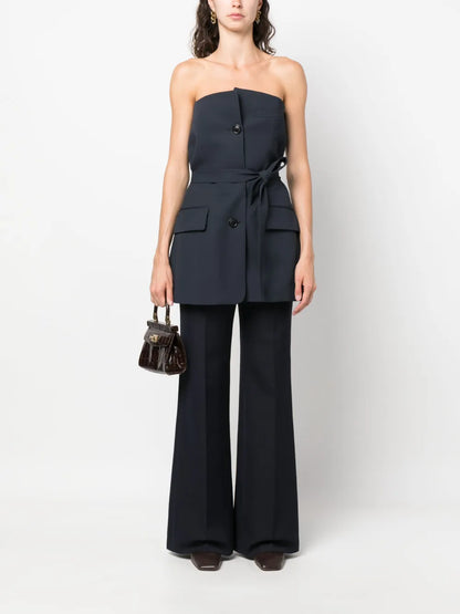 Off-Shoulder Suit Top