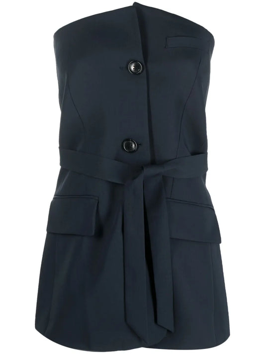Off-Shoulder Suit Top