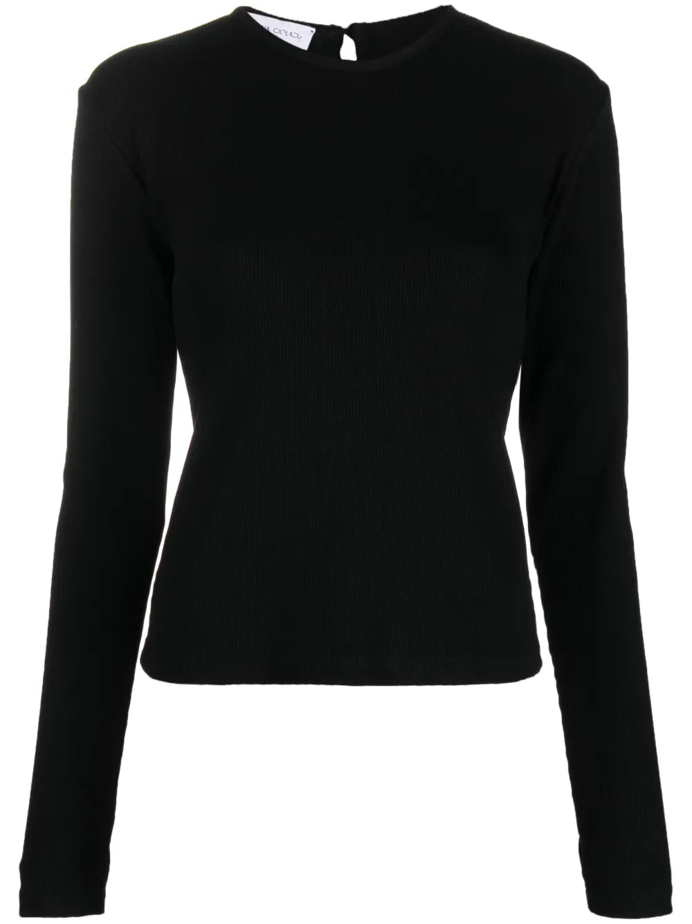Plain Open-Back Sweatshirt