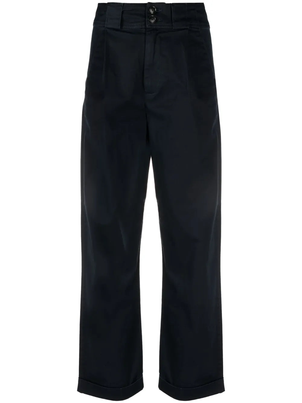 High-Waisted Wide-Leg Trousers