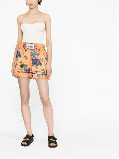 Floral-Print Shorts