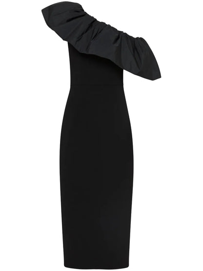After Hours One-Shoulder Midi Dress