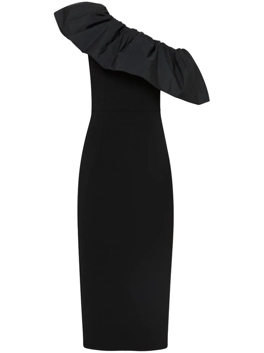 After Hours One-Shoulder Midi Dress