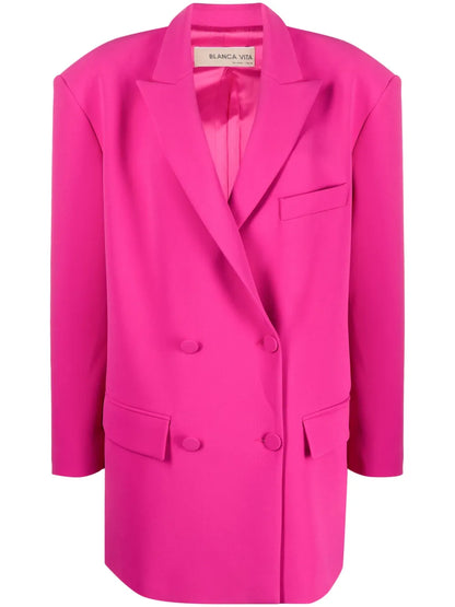 Gynura Double-Breasted Blazer