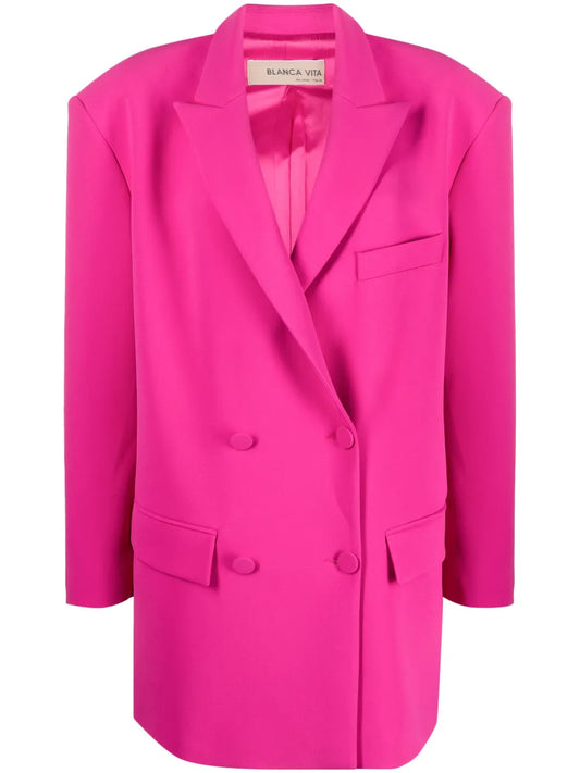 Gynura Double-Breasted Blazer