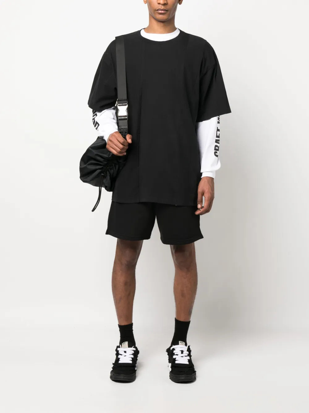 Logo-Print Track Shorts