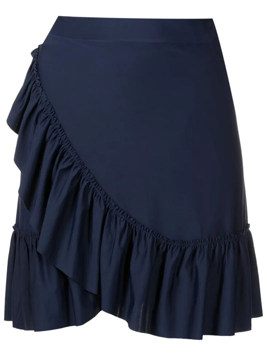 Laurita Ruffled-Hem Skirt