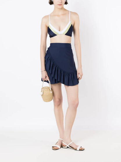 Laurita Ruffled-Hem Skirt