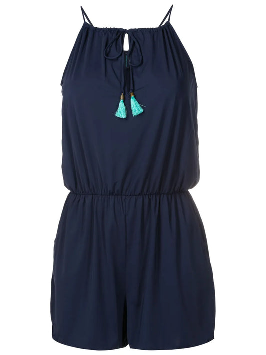 Laya Tassel-Detail Playsuit