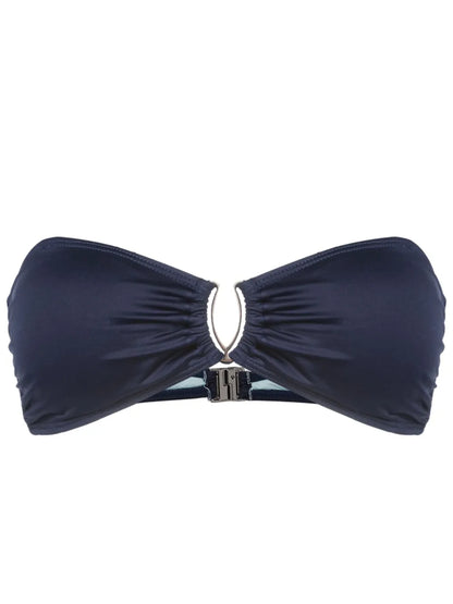 Mika Gathered-Detail Bikini Top