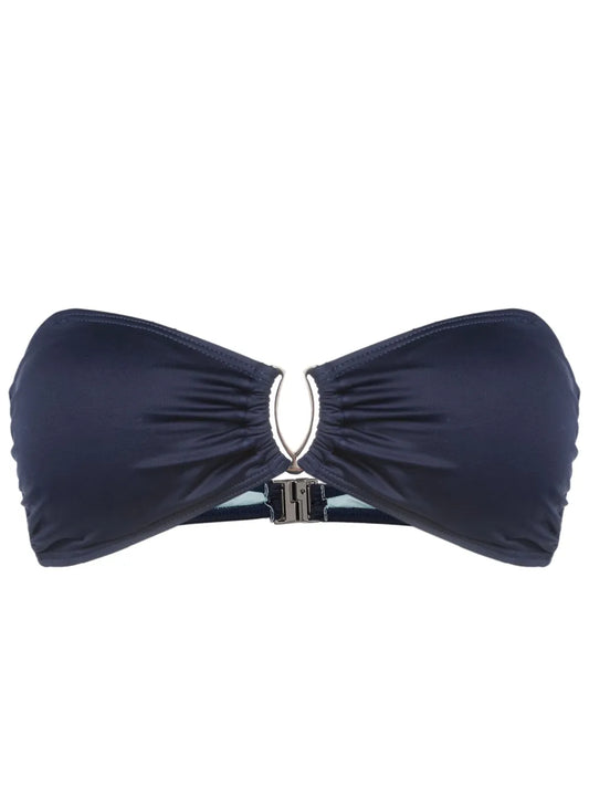 Mika Gathered-Detail Bikini Top