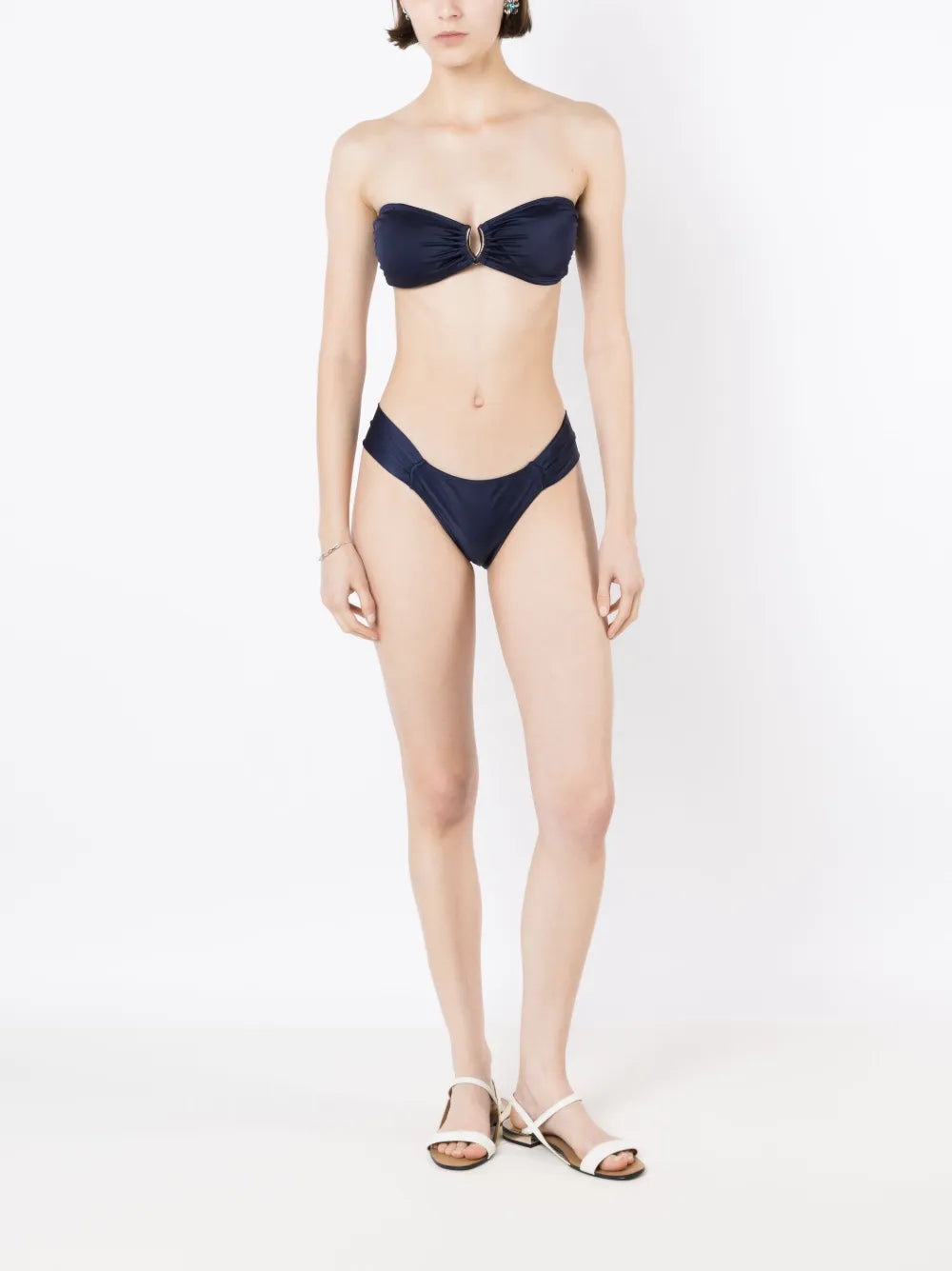 Mika Gathered-Detail Bikini Top