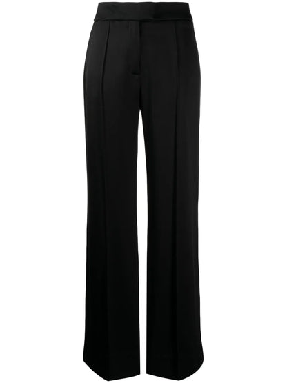 High-Waisted Wide-Leg Trousers