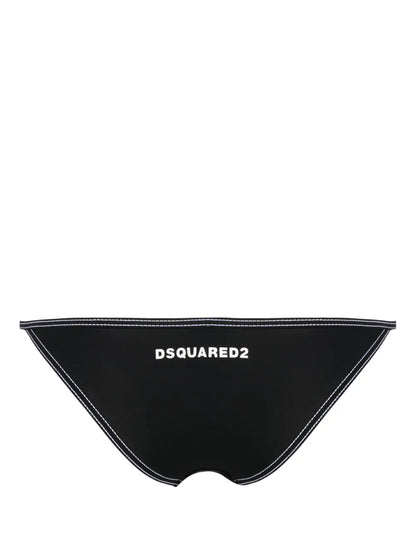 Logo-Print Bikini Bottoms