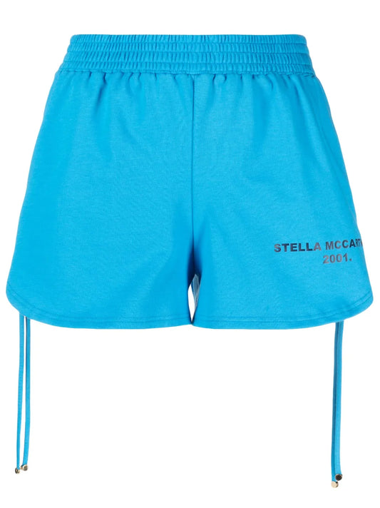 Side Drawstring-Fastening Shorts