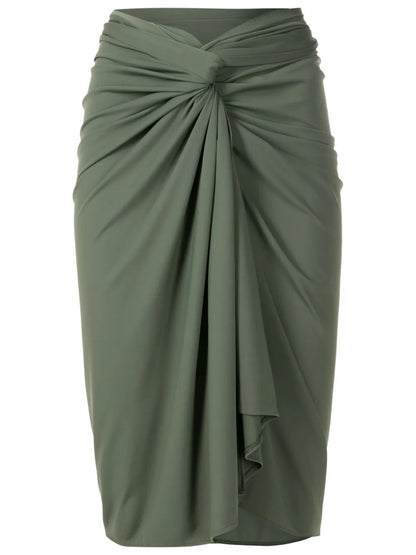 Pareo Orixa Wraparound Midi Skirt