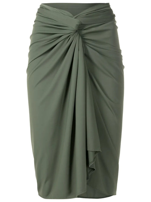 Pareo Orixa Wraparound Midi Skirt