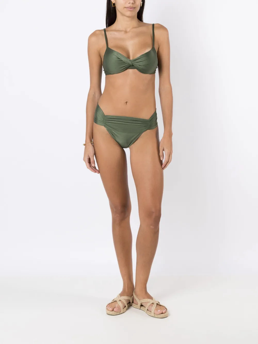 Cassis Twisted Bikini Top
