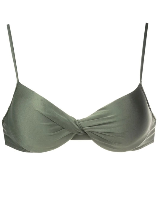 Cassis Twisted Bikini Top