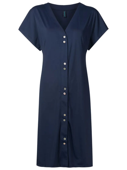 Artemis Press-Stud Fastening Midi Dress