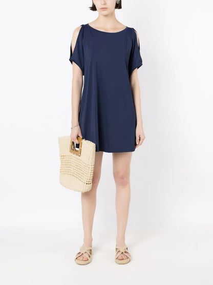 Allat Slit-Sleeved Mini Dress