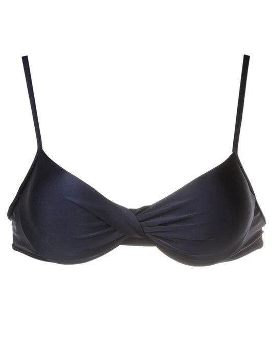 Cassis Twisted Bikini Top