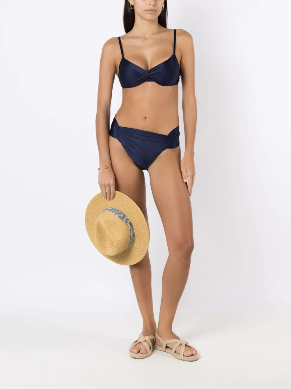 Cassis Twisted Bikini Top