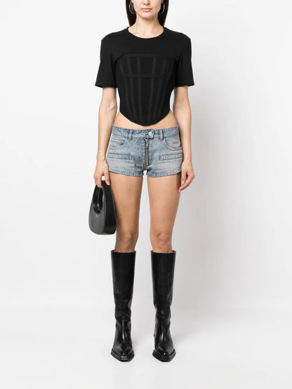 Denim Micro Shorts