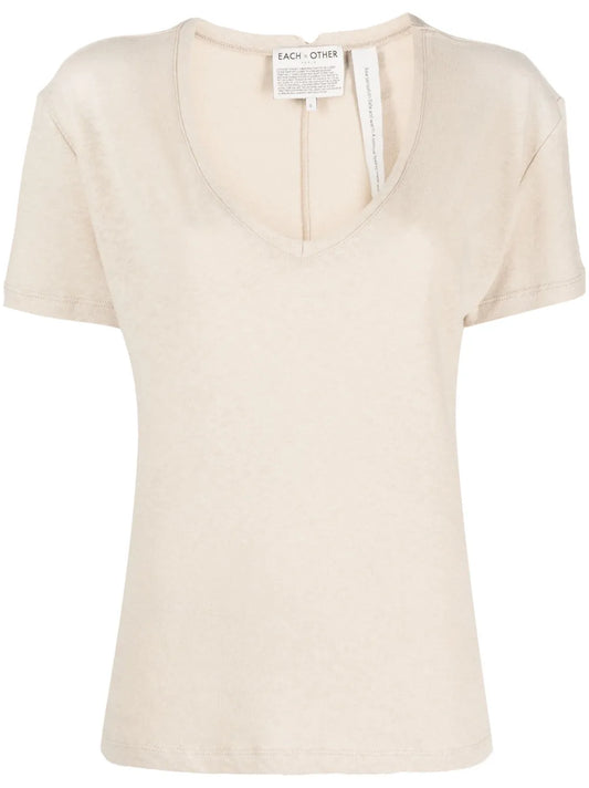 V-Neck Mélange T-Shirt