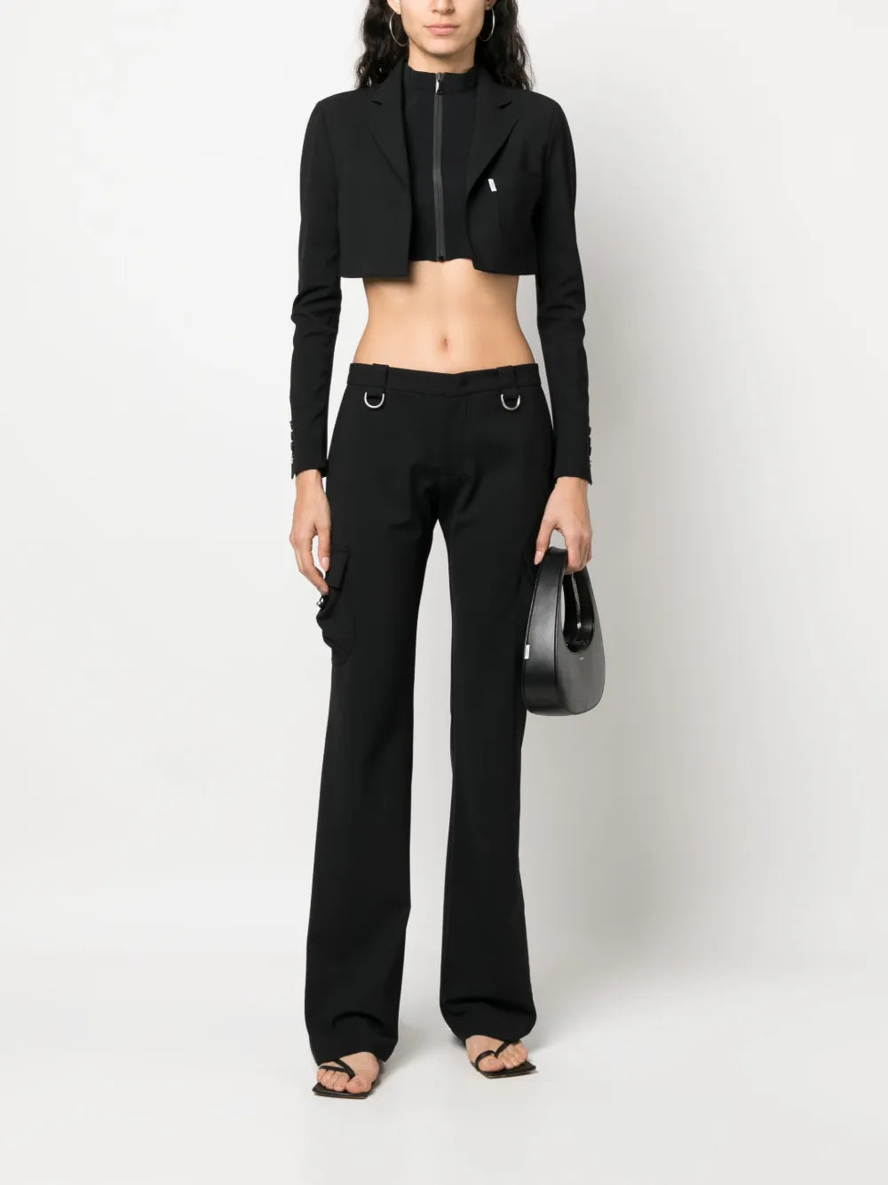 Hybrid Cropped Tailored Jacket
