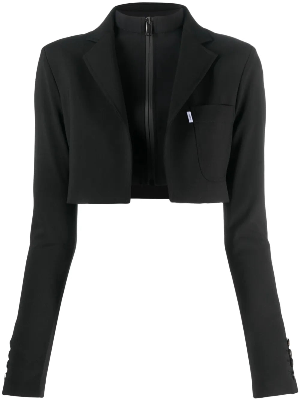 Hybrid Cropped Tailored Jacket