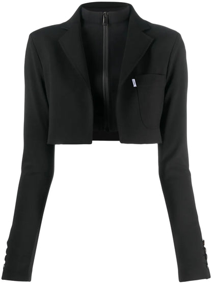 Hybrid Cropped Tailored Jacket
