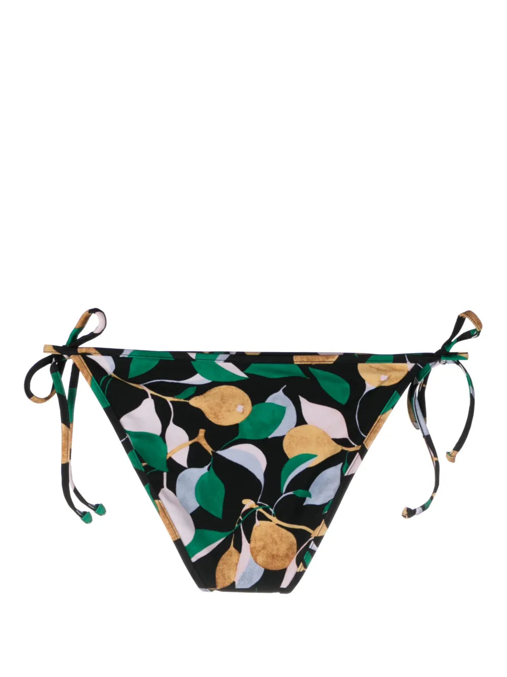 Orchard-Print Tied Bikini Bottoms