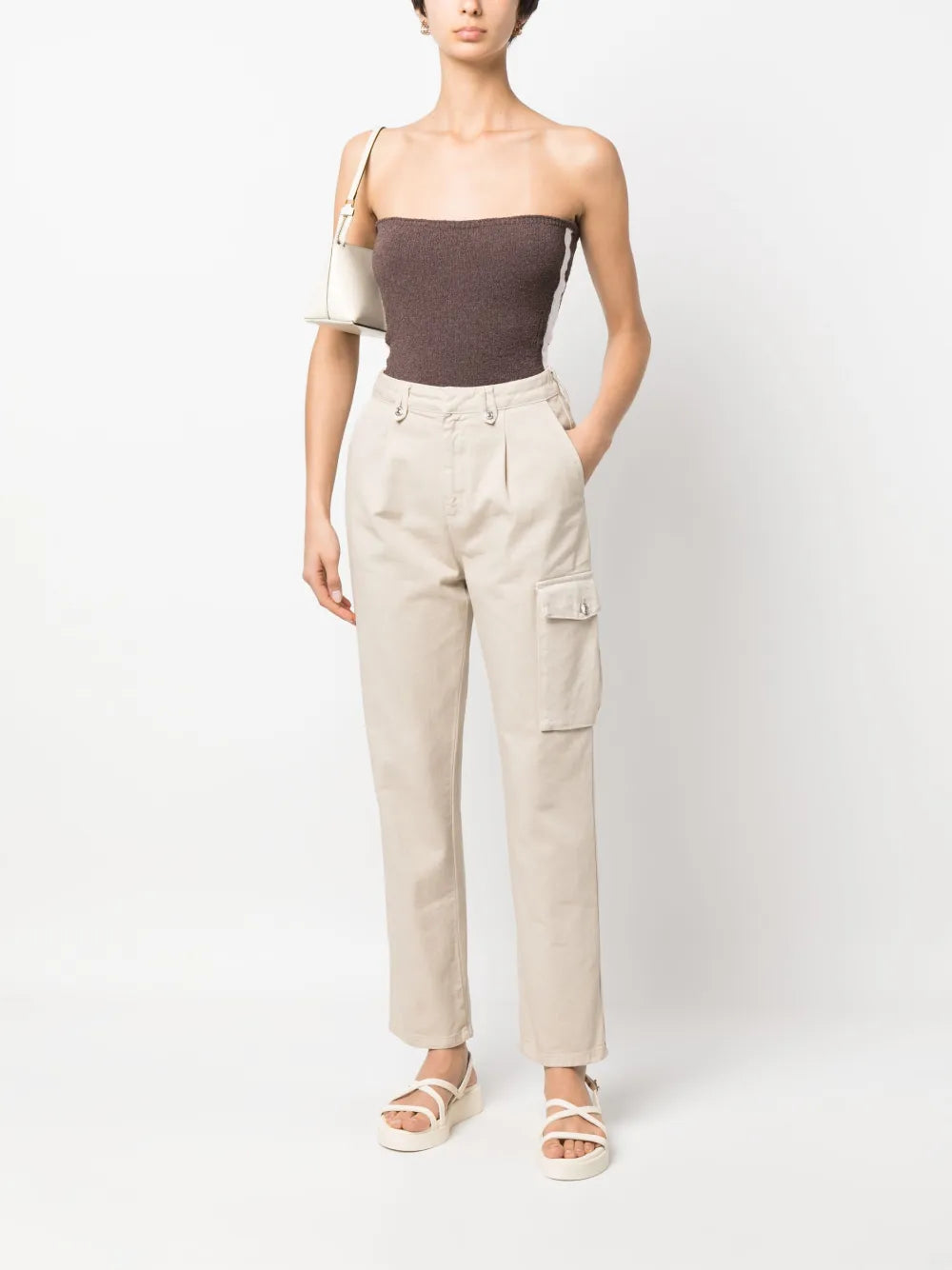 Strapless Knitted Top