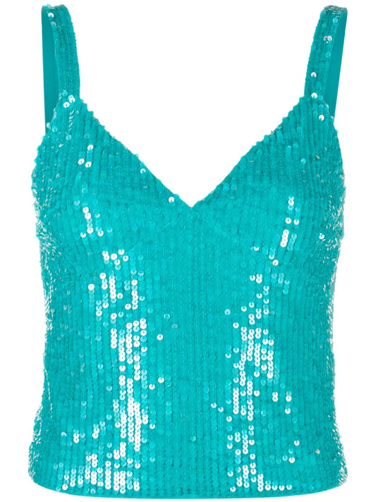 Sequin-Embellished Top
