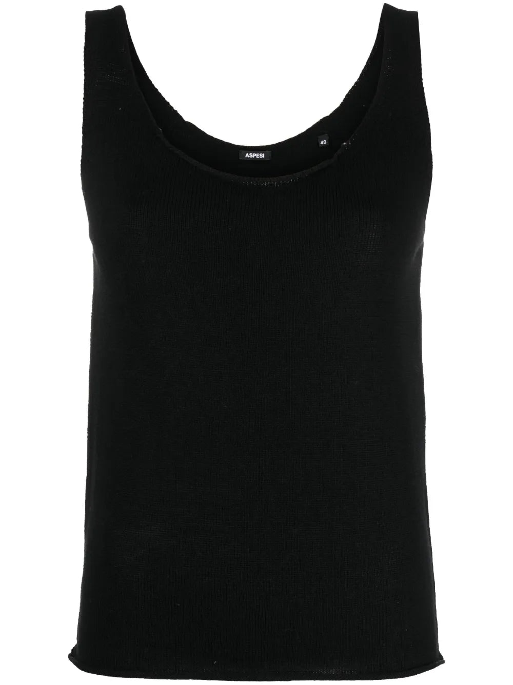 Scoop Neck Knitted Vest Top